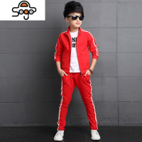 儿童长袖纯白色班服运动装中小学生白衣白裤运动会校服春秋两件套 七色王国套装