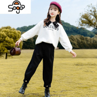 女童套装2022新款洋气秋装中大儿童韩版12岁春秋季运动衣服10网红 七色王国