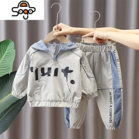 男童秋装套装运动装儿童春秋款2022新款洋气宝宝秋季男孩两件套潮 七色王国
