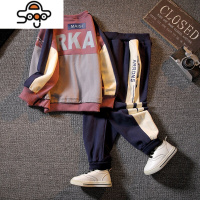 儿童装5男童秋装中童10运动套装7春秋12大童男装15岁男孩衣服13潮 七色王国