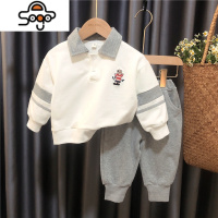 女童运动套装春秋2022新款男宝宝春装一岁洋气儿童男童婴儿两件套 七色王国