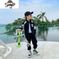 童装男童套装春装儿童运动帅气中大童男孩春秋衣服潮2022新款 七色王国
