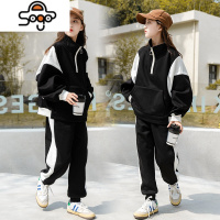 女童秋装韩版套装12洋气大童女装运动15岁时髦卫衣女孩春秋季洋气 七色王国