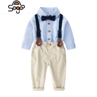 周岁礼服男宝宝秋季西装男童主持人钢琴比赛演出服花童婚礼小男孩 七色王国套装外套