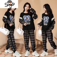 女大童秋装套装2022新款洋气韩版儿童女孩女装12春秋季运动15岁13 七色王国