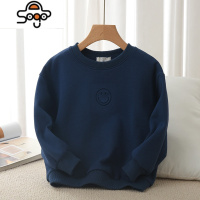 珠地棉卫衣 儿童纯色长袖打底衫上衣 春季新款 山东网店 童装 七色王国