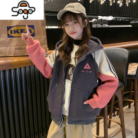 女童棒球服外套秋装2022新款洋气中大童女装春秋款12儿童卫衣夹克 七色王国