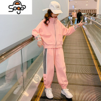 8女童秋装卫衣套装9新款儿童装10洋气中大童运动装12岁女孩春秋款 七色王国