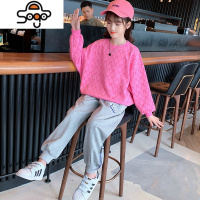 女大童初秋款卫衣2022新款韩版洋气打底衫儿童女装春秋装上衣潮 七色王国