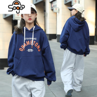 大童上衣2022新款女装洋气学生韩版11-13休闲连帽9女童春秋装卫衣 七色王国