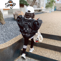 女童外套春秋洋气2022新款儿童女宝宝上衣时髦小童夹克潮春装时髦 七色王国