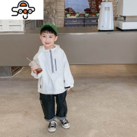 方糖家童装儿童秋装男童连帽外套2022春秋季新款宝宝男孩冲锋衣潮 七色王国