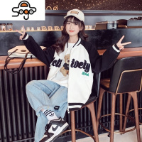 女童早春秋款外套2022新款时髦洋气中大童秋装上衣儿童秋季棒球服 七色王国