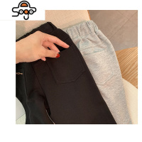 女童时髦秋装衬衫2022新款韩版儿童复古卫衣宝宝拼接泡泡袖上衣潮 七色王国