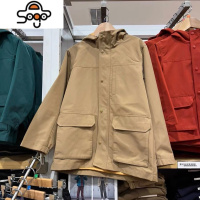 童装/男童/女童/大童秋款登山防水连帽夹克外套449829 七色王国