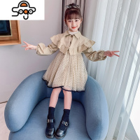 女童春秋外套2022新款3洋气4女孩5中大童6秋装7儿童8公主风衣10岁 七色王国