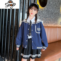 女童秋装外套学院风儿童初中大童高中学生休闲棒球服春秋款jk上衣 七色王国