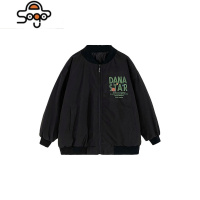 聪家女童宇航员棒球服2022春秋新款儿童中大童洋气春装薄款外套潮 七色王国