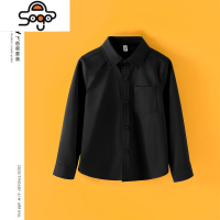 春夏男童免烫校服白衬衫长袖衬衣中小学生毕业主持人钢琴演出套装 七色王国