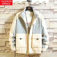 工装夹克男士韩版潮流2019春秋季新款学生帅气上衣服男装休闲外套