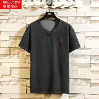 短袖T恤夏季男士半袖修身牛仔体恤2019新款学生韩版潮流圆领上衣