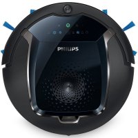 飞利浦（PHILIPS）扫地机器人 家用智能规划吸尘器 全自动清洁扫地机 地宝 深黑和金铜色FC8820/81