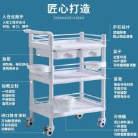 医用小推车医院用器材护士护理车移动多功能仪器三层置物架子