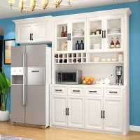 简约餐边柜现代餐厅茶水柜式酒柜子厨房冰箱吊柜橱柜置物碗柜