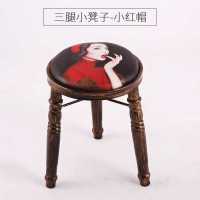 服装店电脑椅舒适复古椅子靠椅多功能凳子梳妆台欧式理发餐台通用