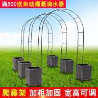 拱形爬藤架子户外简易鲜花拱花卉花架植物攀爬花园庭院种植箱子