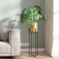 铁艺花架置物架客厅阳台花架子落地式简约室内绿萝花盆架家用