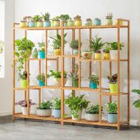 多功能阳台实木质客厅多肉花盆架室内简约多层花架子特价