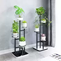 简约现代室内花架客厅家用落地花盆架金色绿萝吊兰置物装饰花架子
