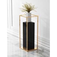 轻奢后现代花架简约墙角不锈钢装饰客厅花几盆栽室内养花架子