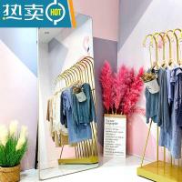 镜台美发店简约镜子发廊专用单面美发镜服装店铺全身镜