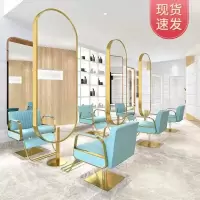 美发店镜台发廊专用欧式落地双面镜台潮款单面剪发镜子