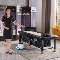 熏蒸床蒸汽专用艾灸床全身灸家用理疗两用一体汗蒸实木