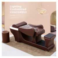 按摩洗头床专用全躺泰式美发冲水床发廊洗头床带热水器