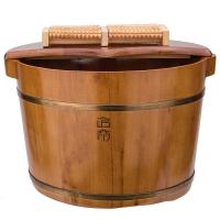 泡脚桶家用足浴桶木桶洗脚木盆女足浴盆小号泡脚盆木质