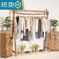 服装店展示架树木服装架女装店简约落地中岛架陈列男装货架挂衣架