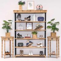 服装店展示架鞋架包包架子落地中岛架男装女装店货架陈列架