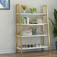 服装店鞋架包包置物陈列架鞋子包包店展示架柜多层架卖鞋金色货架