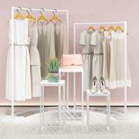 金万豪服装店中岛展示架落地式铁艺中岛架流水台组合中间装饰台子