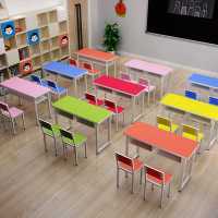 高中生课桌椅 中学生美术教室单人辅导班培训桌 学校学习桌