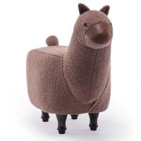 卡通动物凳子矮凳换鞋凳沙发凳羊驼换鞋凳厅储物试鞋凳收纳脚凳