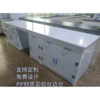 实验室pp实验台 化验室pp工作台作台 医院边台边柜pp材质仪器桌