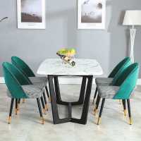 轻奢餐椅家用现代简约实木椅子靠背椅休闲餐厅凳子