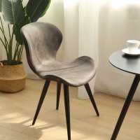 餐椅家用椅子靠背现代简约 咖啡厅餐厅小户型洽谈轻奢休闲椅