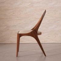 意式餐椅全实木北美黑胡桃木餐桌椅子休闲椅餐厅家具(双数起拍)