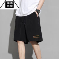 希杰狮王短裤男士夏季冰丝薄款外穿速干宽松篮球裤子五分休闲运动裤衩速干